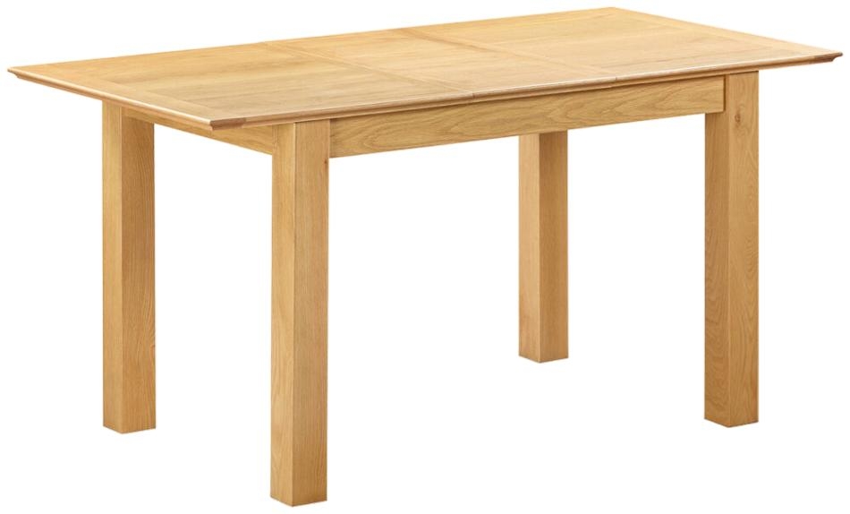 Product photograph of Arlington Oak 6 Seater Extending Dining Table from Choice Furniture Superstore.