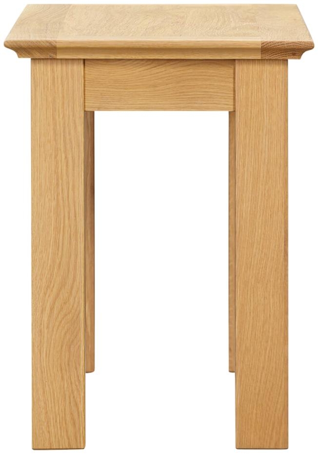 Product photograph of Arlington Oak Small Dining Bench from Choice Furniture Superstore.
