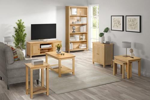 Product photograph of Arlington Oak Large Tv Unit from Choice Furniture Superstore.