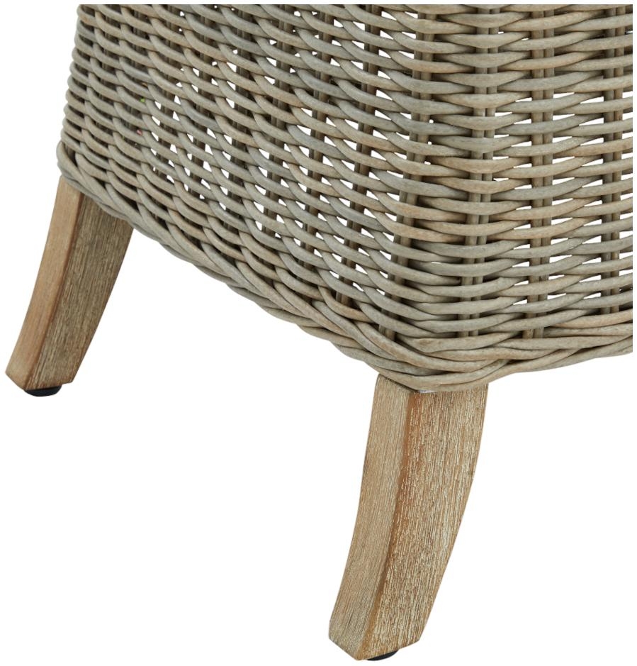 Product photograph of Capri Rattan Outdoor Dining Chair Sold In Pairs from Choice Furniture Superstore.