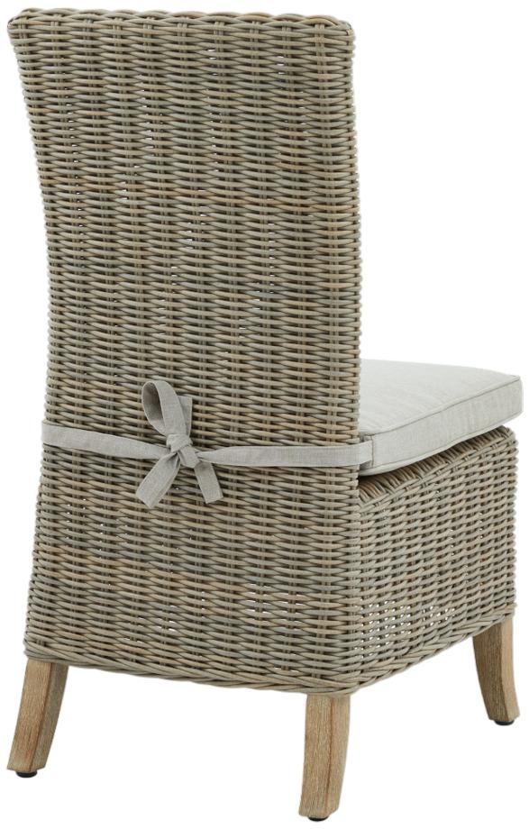 Product photograph of Capri Rattan Outdoor Dining Chair Sold In Pairs from Choice Furniture Superstore.