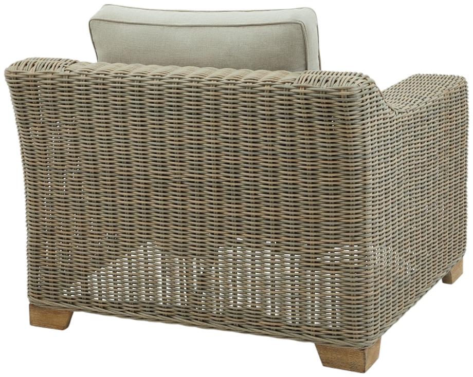 Product photograph of Capri Rattan Outdoor Armchair from Choice Furniture Superstore.