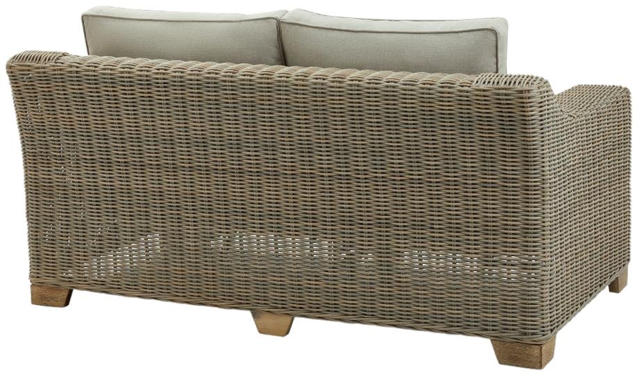 Product photograph of Capri Rattan Outdoor 2 Seater Sofa from Choice Furniture Superstore.