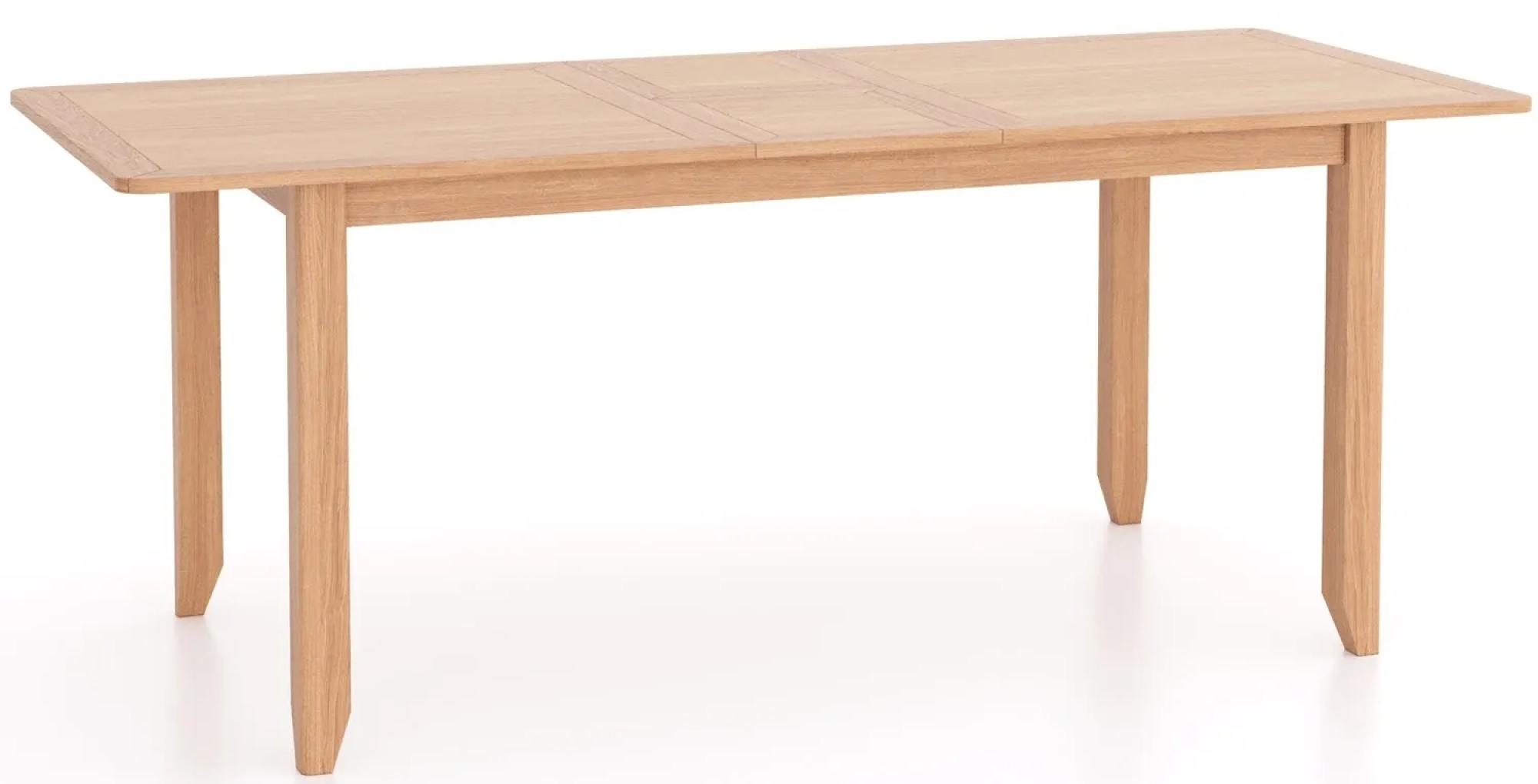 Product photograph of Arden Oak 4-8 Seater Extending Dining Table from Choice Furniture Superstore.