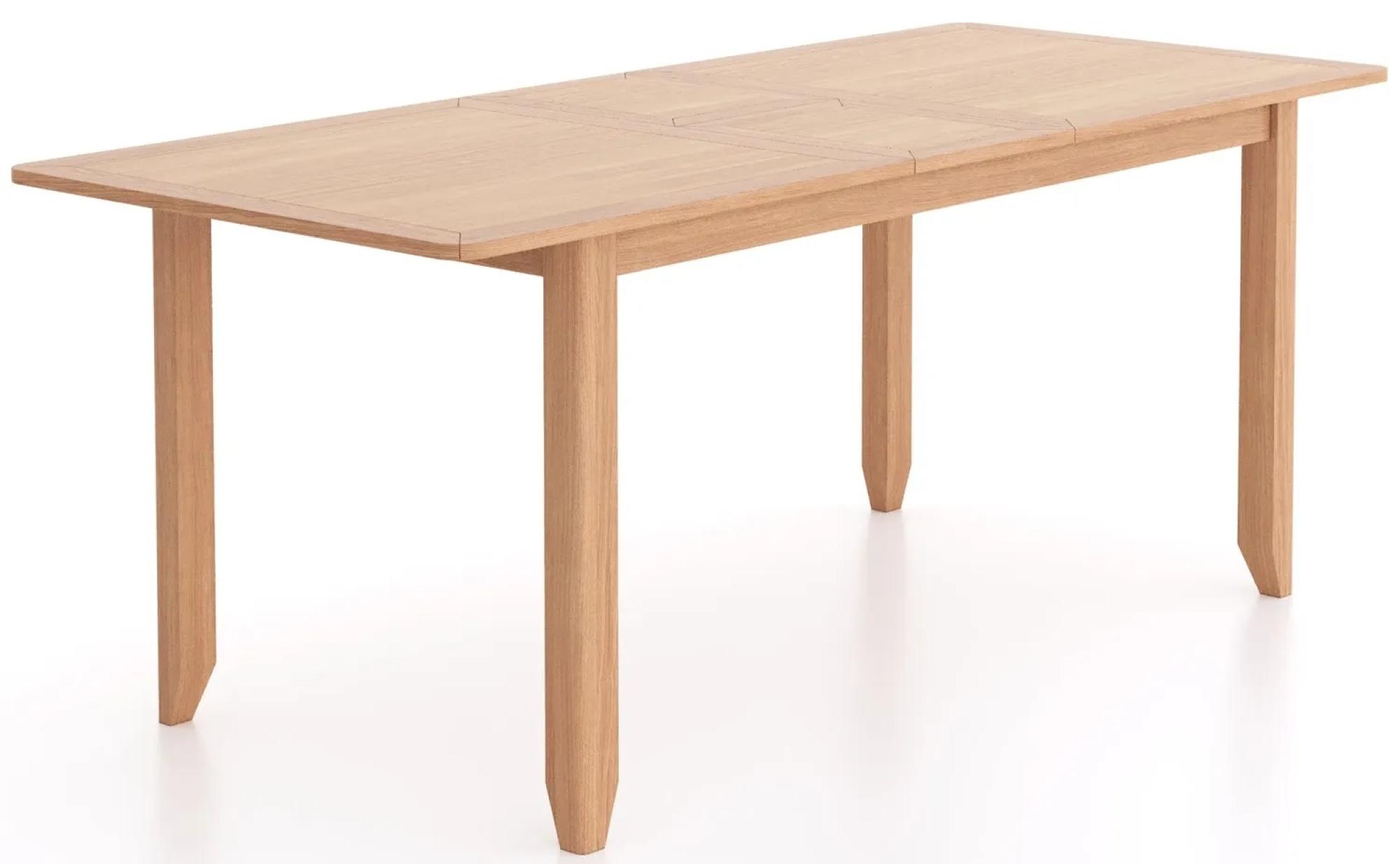 Product photograph of Arden Oak 4-8 Seater Extending Dining Table from Choice Furniture Superstore.