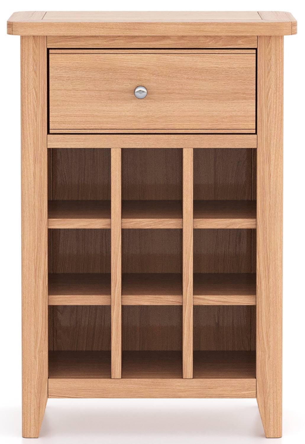 Product photograph of Arden Small Wine Rack 80cm With 1 Door from Choice Furniture Superstore.