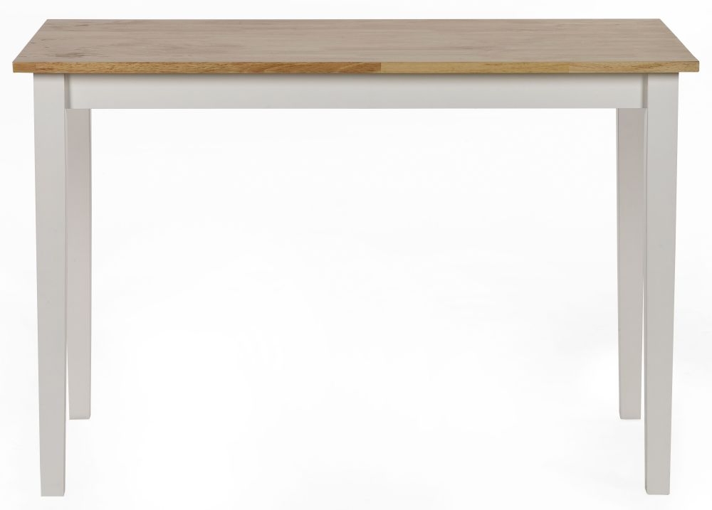 Product photograph of Linwood White Painted Dining Table - 4 Seater from Choice Furniture Superstore.