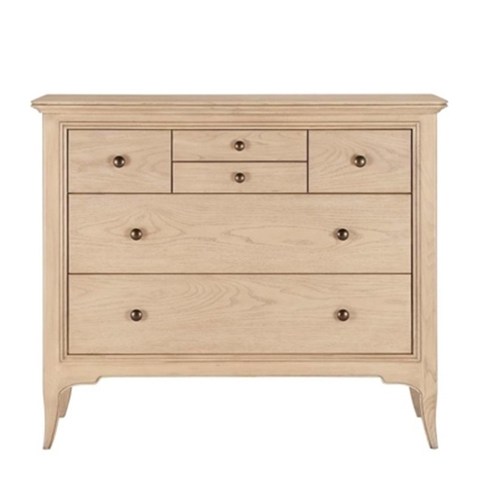 Product photograph of Willis And Gambier Toulon Oak 6 Drawer Chest from Choice Furniture Superstore.