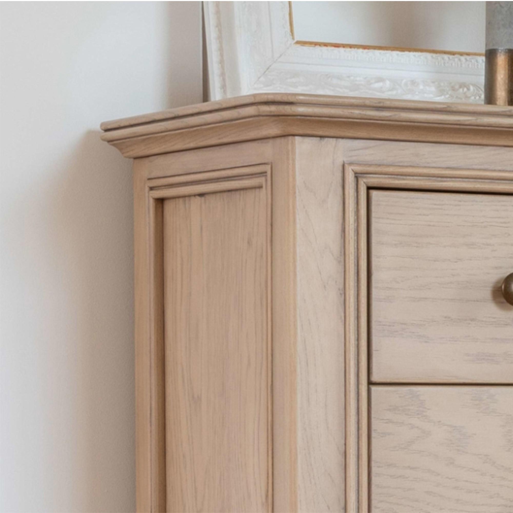 Product photograph of Willis And Gambier Toulon Oak 8 Drawer Chest from Choice Furniture Superstore.
