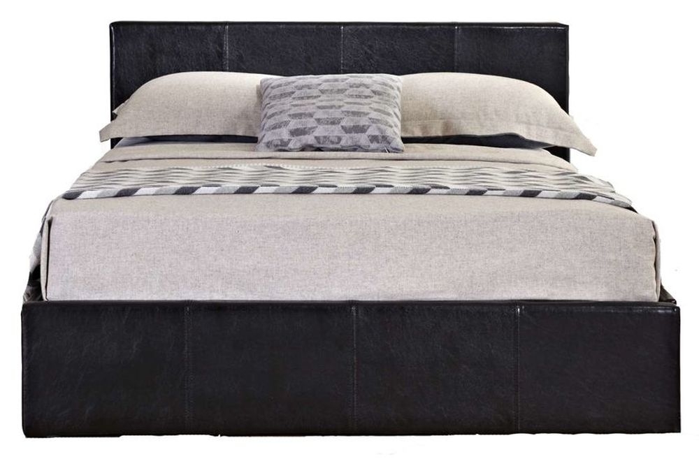 Product photograph of Brown Ottoman Bed - Comes In Small Double Double And King Size from Choice Furniture Superstore.