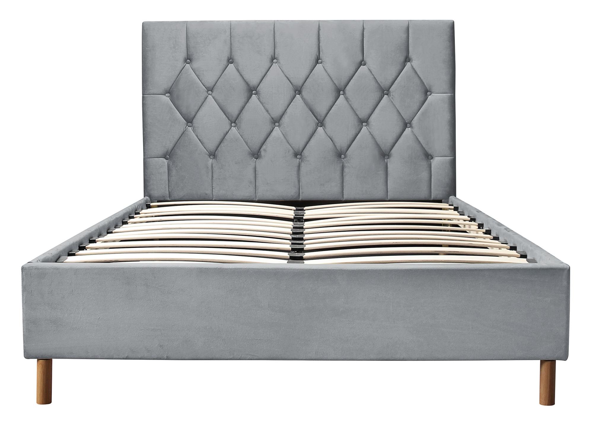 Product photograph of Loxley Grey Fabric Ottoman Storage Bed - Sizes Available from Choice Furniture Superstore.