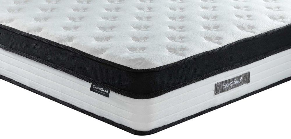 Product photograph of Sleepsoul Cloud White Mattress - Comes In Single And Queen Size from Choice Furniture Superstore.