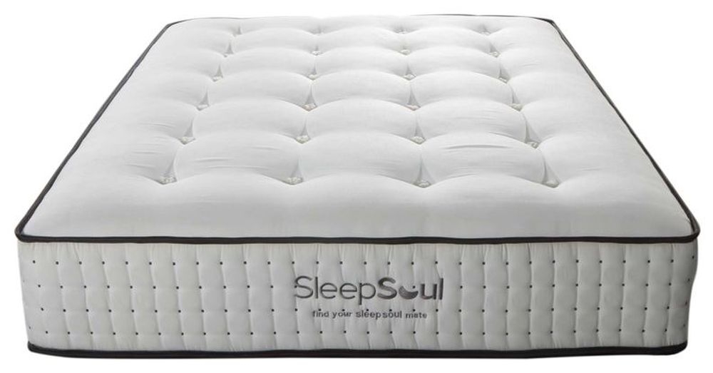 Product photograph of Sleepsoul Harmony White Mattress - Comes In Single Small Double Double King And Queen Size from Choice Furniture Superstore.