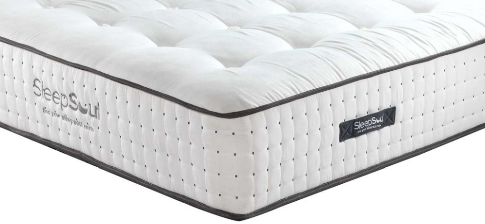 Product photograph of Sleepsoul Harmony White Mattress - Comes In Single Small Double Double King And Queen Size from Choice Furniture Superstore.