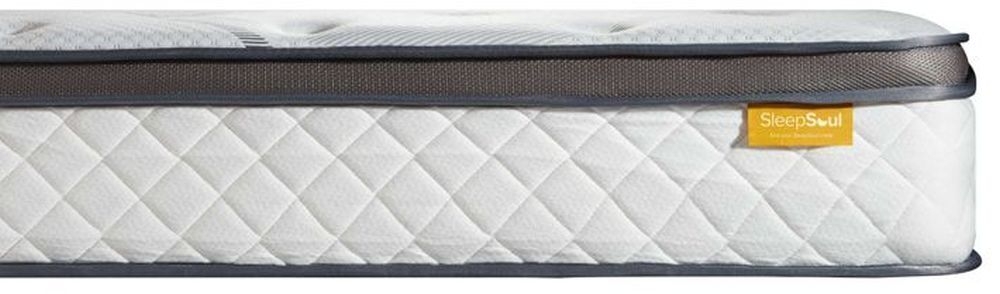Product photograph of Sleepsoul Heaven White Mattress - Comes In Single Double King And Queen Size from Choice Furniture Superstore.