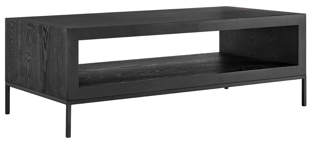 Product photograph of Brixton Black Coffee Table from Choice Furniture Superstore.