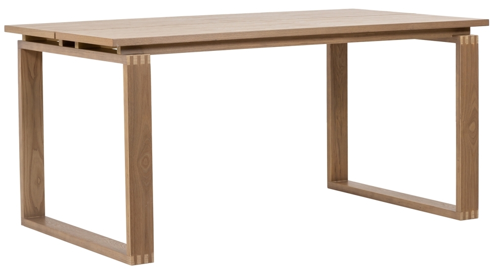 Product photograph of Philip Oak 6 Seater Dining Table from Choice Furniture Superstore.