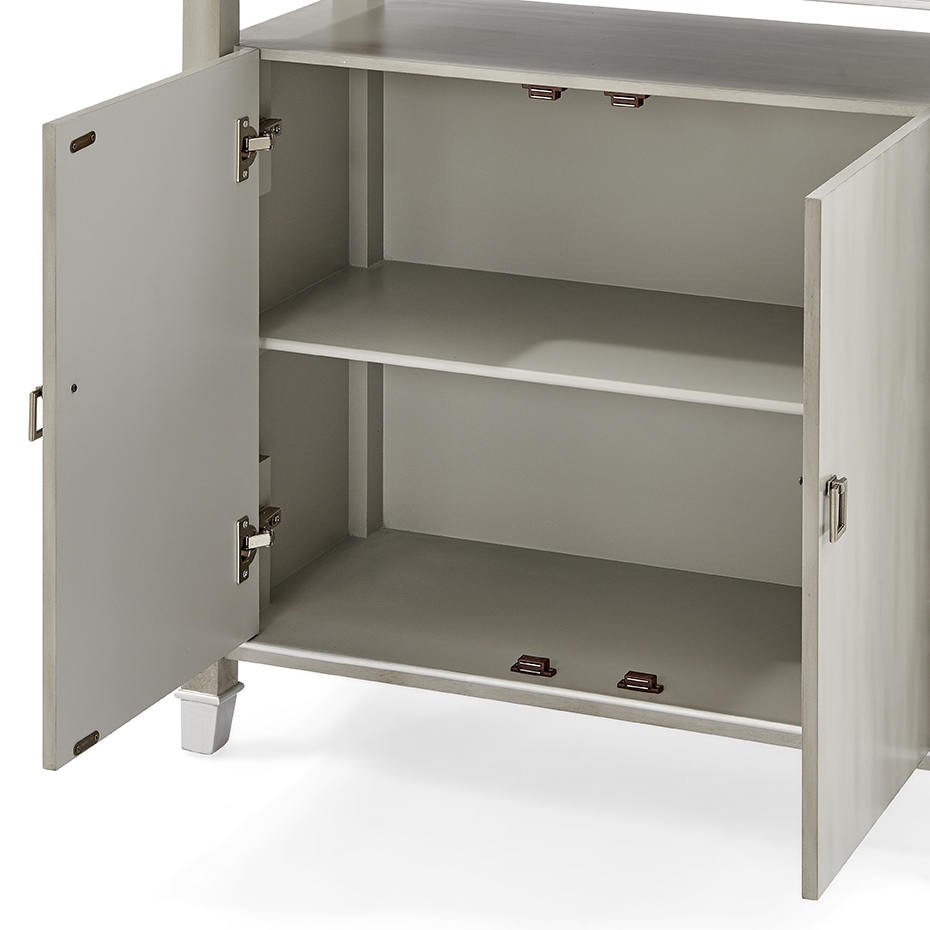 Product photograph of Carter Pewter 2 Door Sideboard from Choice Furniture Superstore.