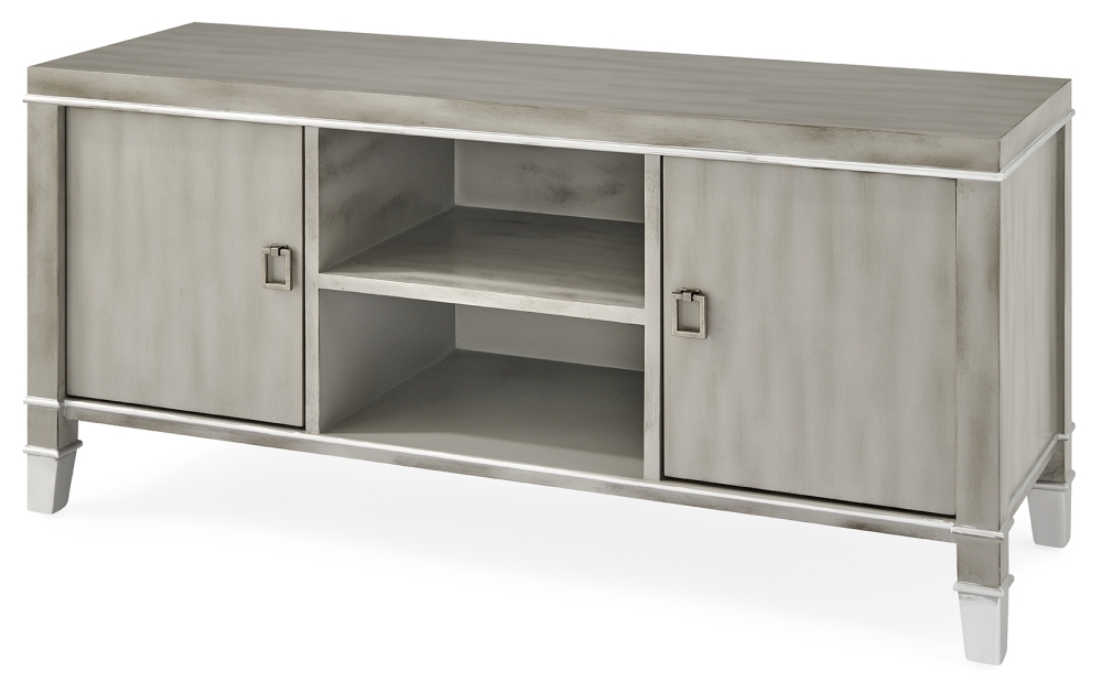 Product photograph of Refton Pewter 120cm Tv Unit from Choice Furniture Superstore.
