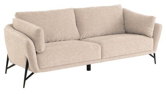 Product photograph of Hilton Light Grey Sofa - 3 Seater from Choice Furniture Superstore.