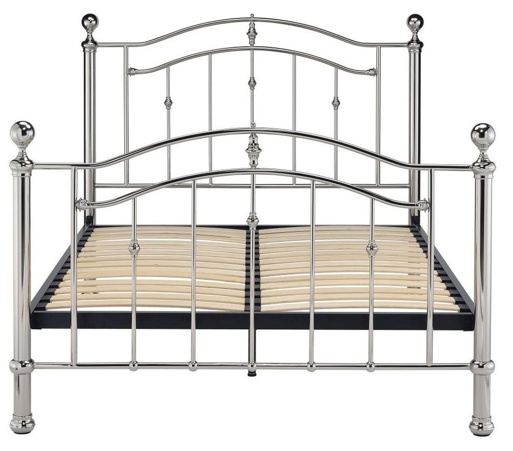 Product photograph of Callisto Metal Bed - Comes In Double And King Size from Choice Furniture Superstore.
