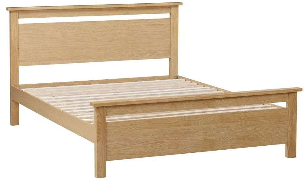 Product photograph of Nero Oak Bed - Comes In Double King And Queen Size from Choice Furniture Superstore.