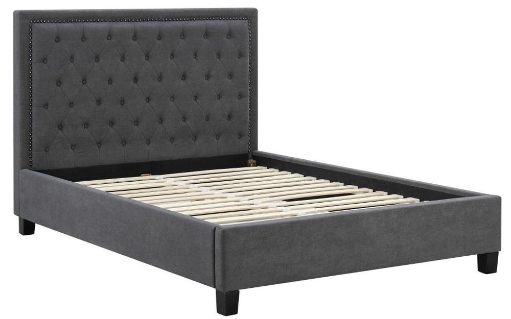 Product photograph of Rhea Fabric Bed - Comes In Double And King Size from Choice Furniture Superstore.