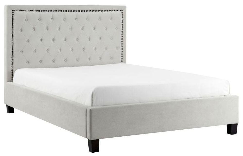 Product photograph of Rhea Fabric Bed - Comes In Double And King Size from Choice Furniture Superstore.