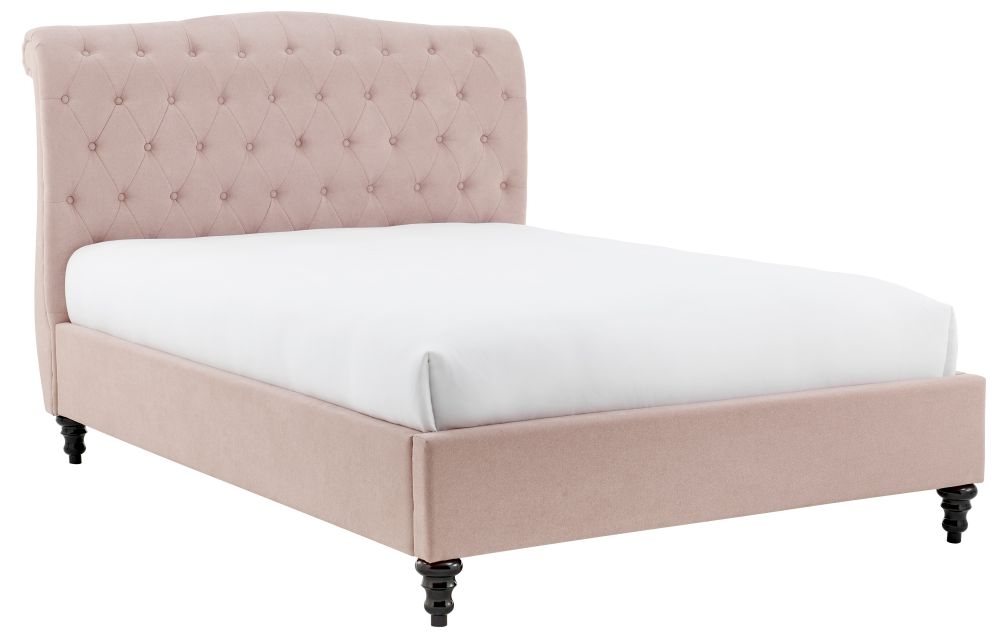 Product photograph of Rosa Fabric Bed - Comes In Single Double King And Queen Size from Choice Furniture Superstore.