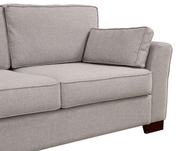Quebec 2 Seater Sofa - Comes in Light Grey, Blue and Cream