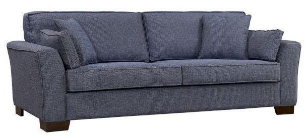 Quebec 3 Seater Sofa - Comes in Light Grey, Blue and Cream