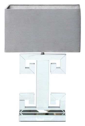 Product photograph of Clearance - Anya Table Lamp With Grey Shade - Fss14835 from Choice Furniture Superstore.