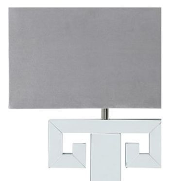 Product photograph of Clearance - Anya Table Lamp With Grey Shade - Fss14834 from Choice Furniture Superstore.