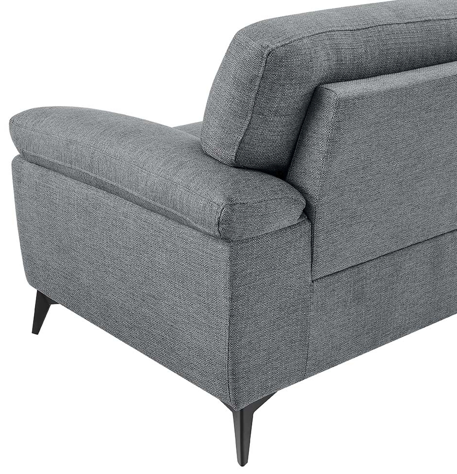 Product photograph of Waymart Fabric Armchair - Comes In Dark Grey And Emerald Green from Choice Furniture Superstore.