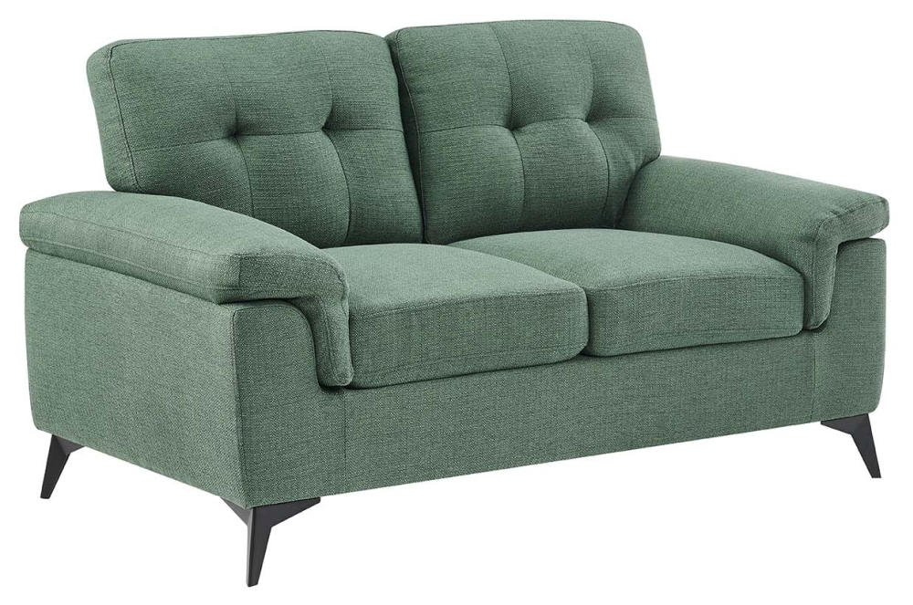 Product photograph of Ottawa Fabric 2 Seater Sofa - Comes In Dark Grey And Emerald Green from Choice Furniture Superstore.