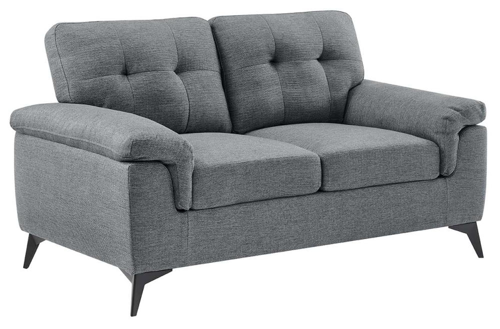 Product photograph of Ottawa Fabric 2 Seater Sofa - Comes In Dark Grey And Emerald Green from Choice Furniture Superstore.