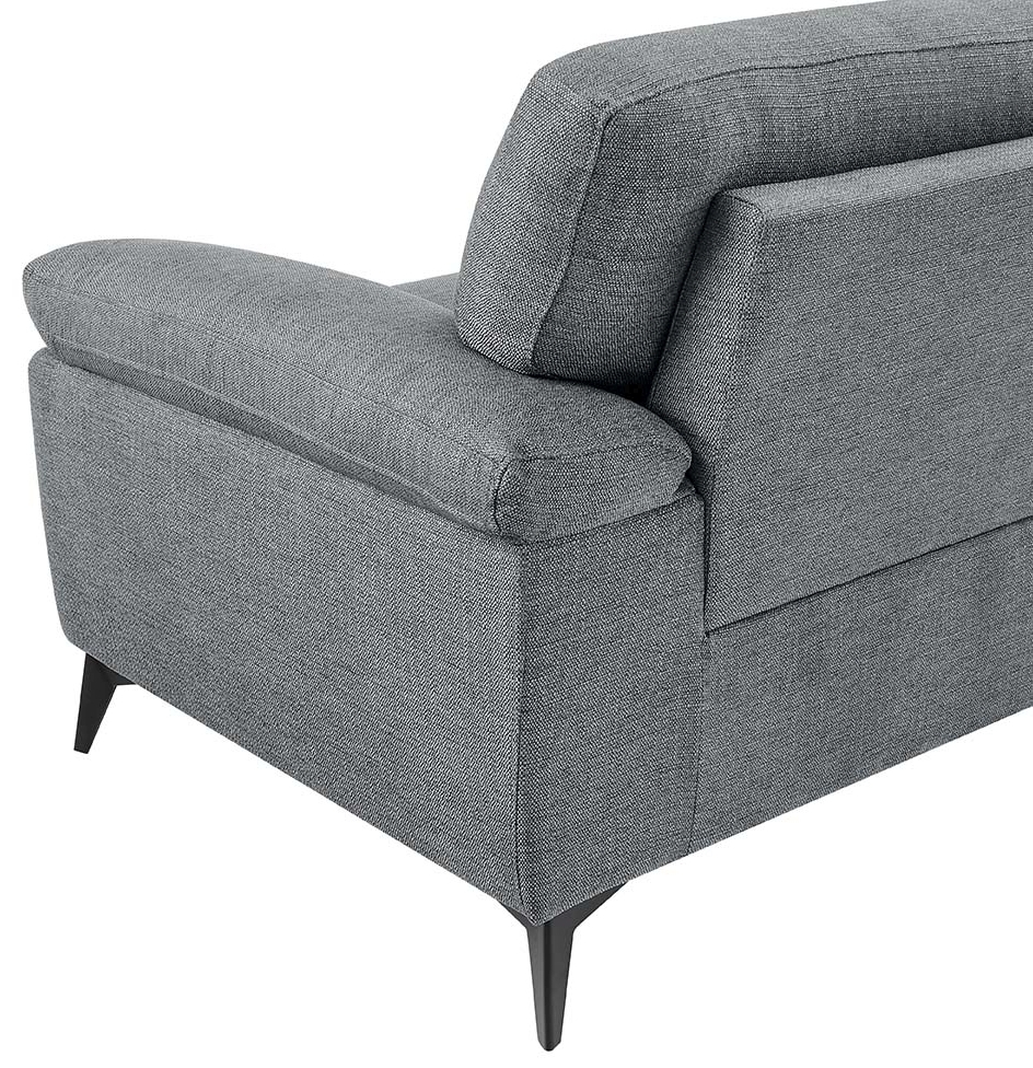 Product photograph of Ottawa Fabric 2 Seater Sofa - Comes In Dark Grey And Emerald Green from Choice Furniture Superstore.