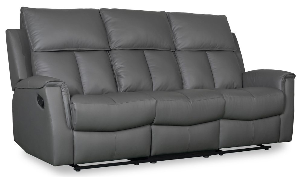 Product photograph of Malinta Leather Recliner 3 Seater Sofa - Variant Available from Choice Furniture Superstore.