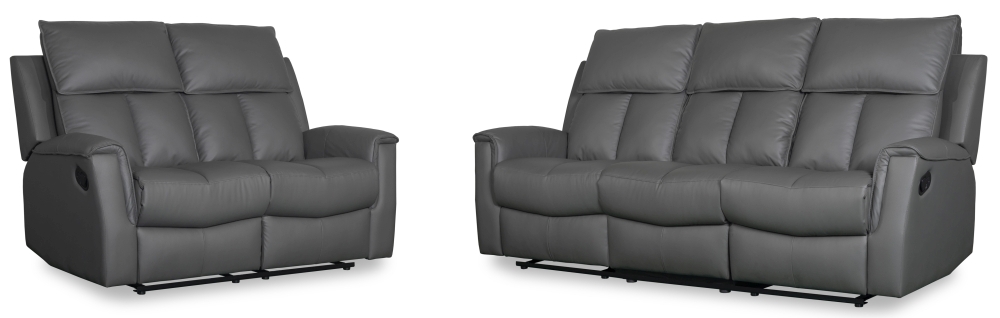 Product photograph of Malinta Leather Recliner 3 Seater Sofa - Variant Available from Choice Furniture Superstore.