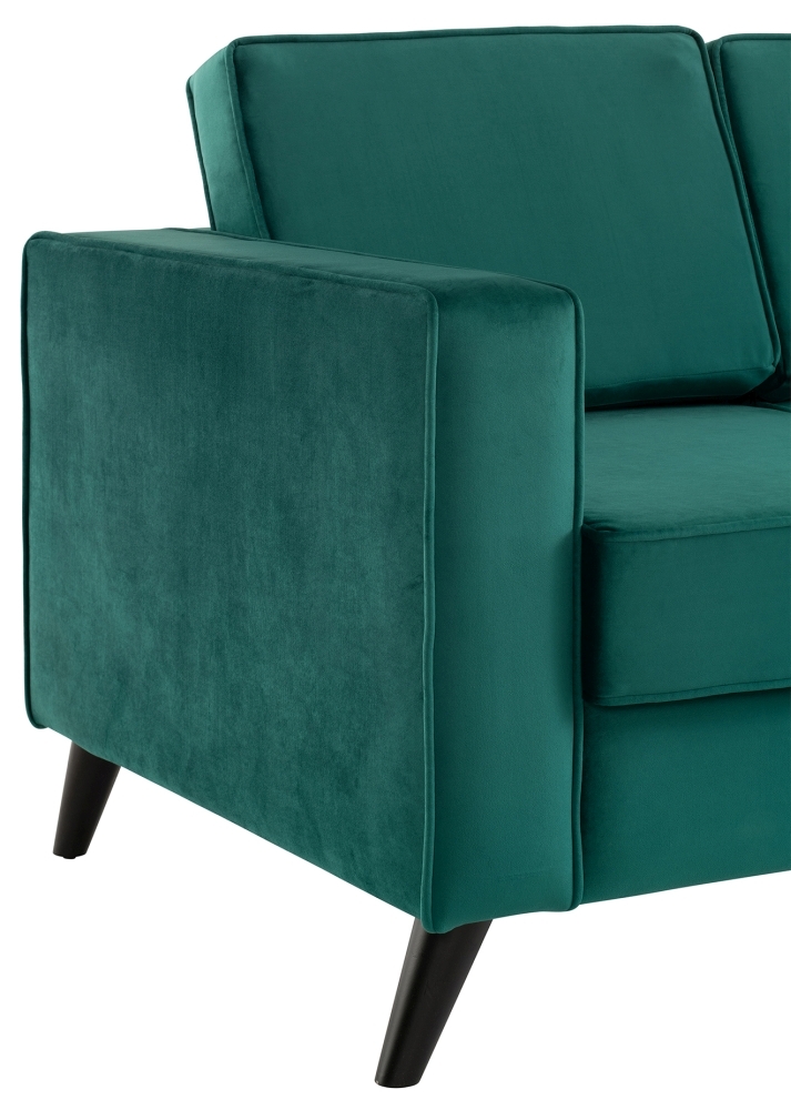 Product photograph of Cara Fabric 2 Seater Sofa - Forest Green from Choice Furniture Superstore.