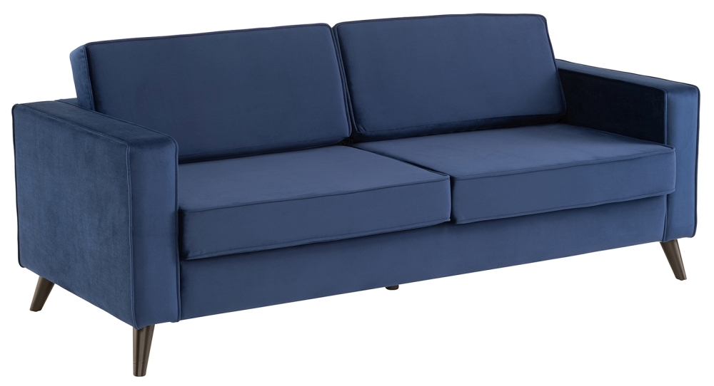 Product photograph of Cara Fabric 3 Seater Sofa - Comes In Forest Green And Navy Blue from Choice Furniture Superstore.