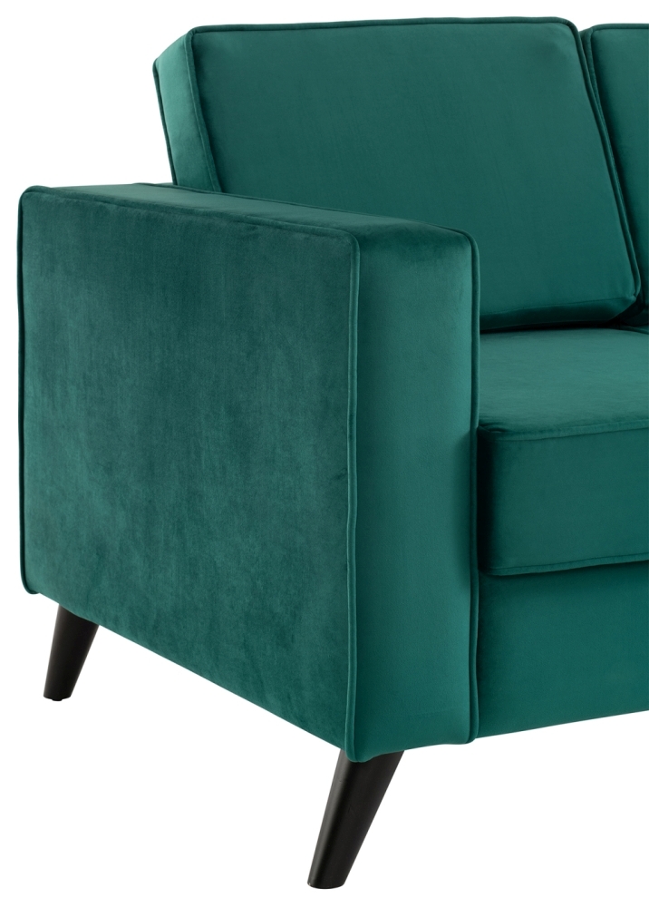 Product photograph of Cara Fabric 3 Seater Sofa - Comes In Forest Green And Navy Blue from Choice Furniture Superstore.