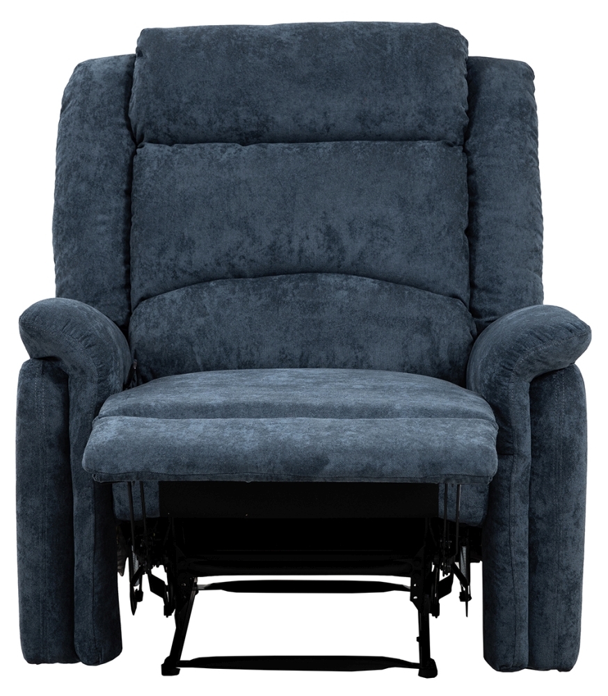 Product photograph of Boyd Fabric Recliner Chair- Comes In Grey Denim Blue And Red from Choice Furniture Superstore.
