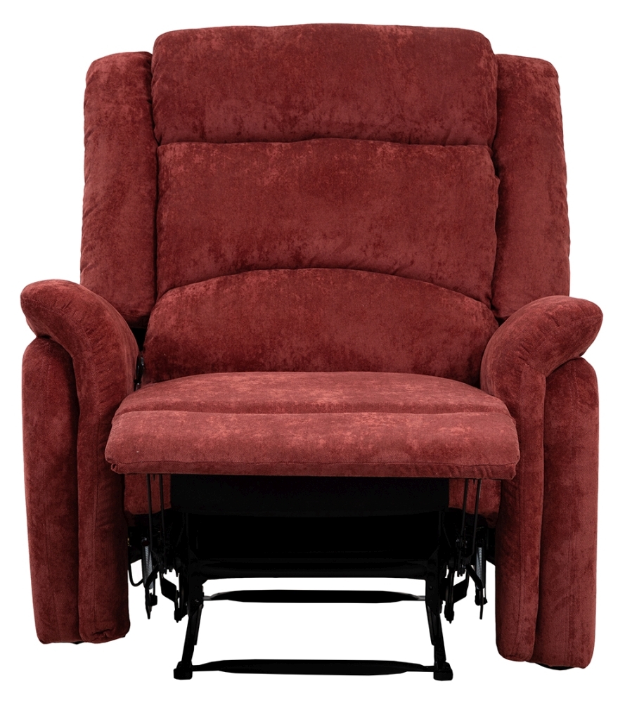 Product photograph of Boyd Fabric Recliner Chair- Comes In Grey Denim Blue And Red from Choice Furniture Superstore.