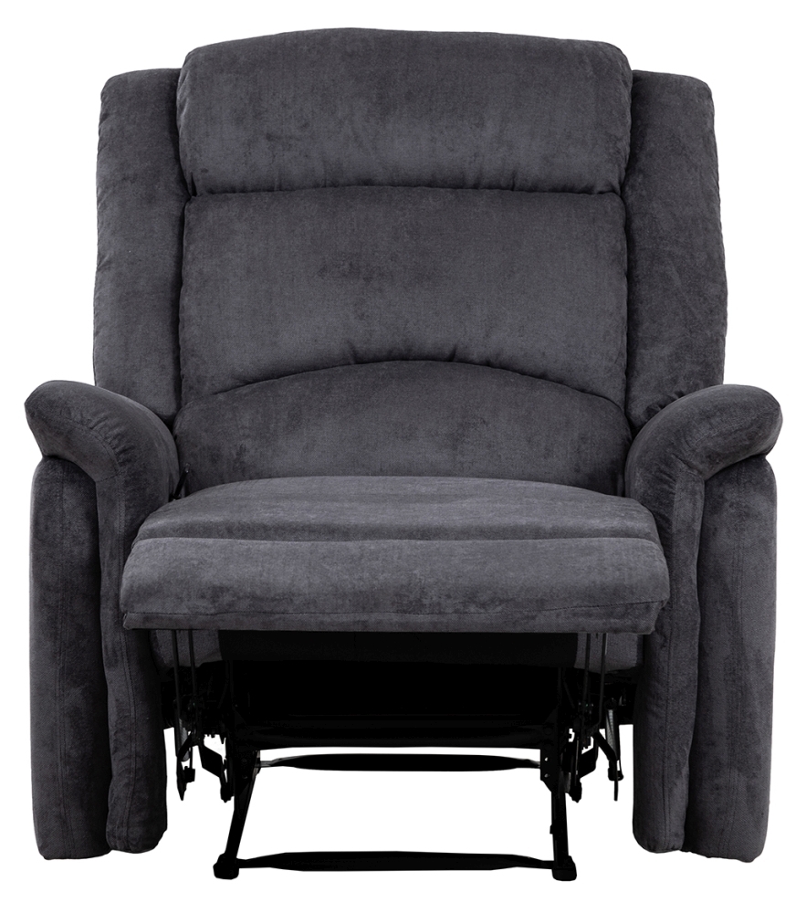 Product photograph of Boyd Fabric Recliner Chair- Comes In Grey Denim Blue And Red from Choice Furniture Superstore.