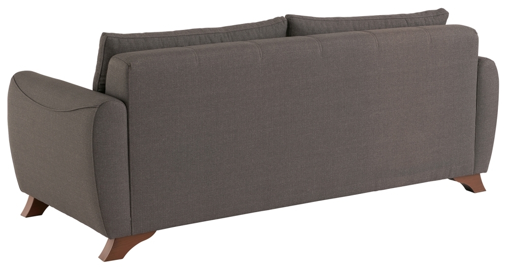 Product photograph of Atoka Fabric 3 Seater Sofa - Comes In Charcoal And Beige from Choice Furniture Superstore.