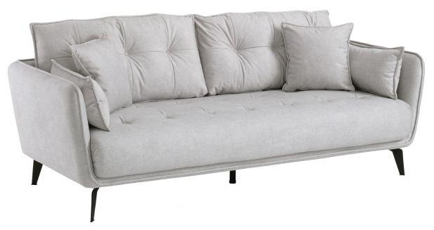 Product photograph of Jugtown Grey Fabric 3 Seater Sofa from Choice Furniture Superstore.