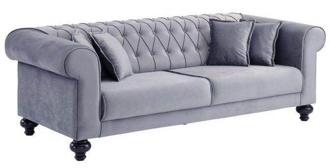 Product photograph of Marla Grey 3 Seater Sofa from Choice Furniture Superstore.
