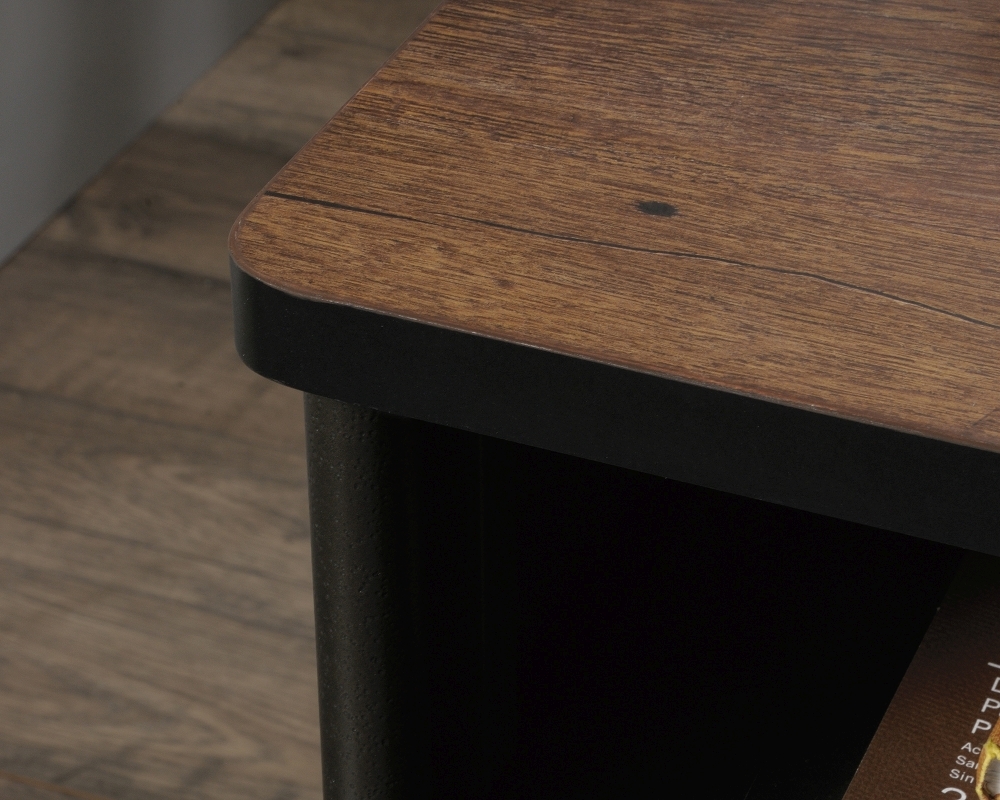 Product photograph of Teknik Boulevard Cafe Black And Oak Desk from Choice Furniture Superstore.