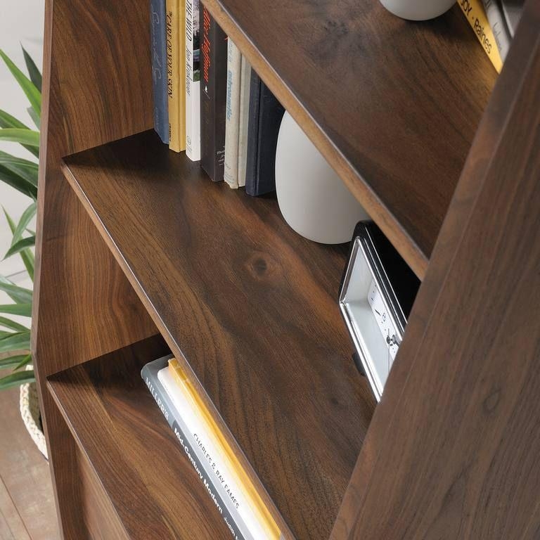 Product photograph of Teknik Hampstead Park Walnut Narrow Bookcase from Choice Furniture Superstore.